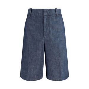 Jil Sander Blue Cotton Bermuda Men's Shorts